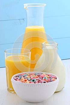 Delicious kids cereal loops