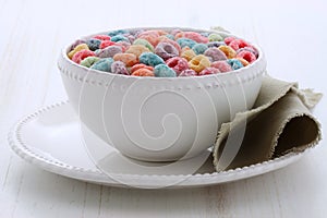 Delicious kids cereal loops