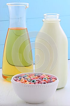 Delicious kids cereal loops