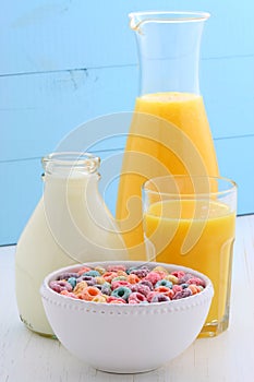 Delicious kids cereal loops