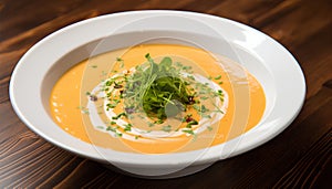 Delicious Lobster Bisque, This creamy soup is made with lobster, food photography