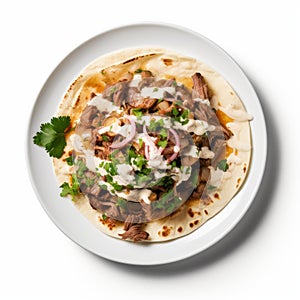 Delicious Meat Tortillas: A Candid And Packed Plate Of Flavor