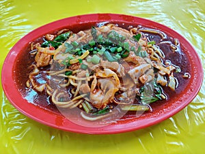 Delicious Mee Goreng Basah, known as Floody Mercury Fried Noodle photo