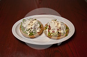 Delicious Mexican Sopes