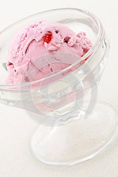 Delicious mixed berries ice cream