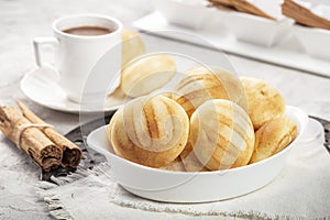 Delicious and nutritious almojabanas or pandebono, a food based on cassava flour and cheese photo