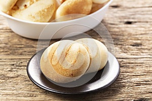 Delicious and nutritious almojabanas or pandebono, a food based on cassava flour and cheese