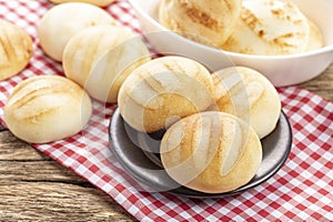 Delicious and nutritious almojabanas or pandebono, a food based on cassava flour and cheese photo