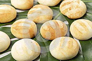 Delicious and nutritious almojabanas or pandebono, a food based on cassava flour and cheese photo