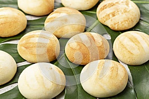 Delicious and nutritious almojabanas or pandebono, a food based on cassava flour and cheese