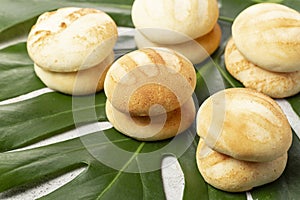 Delicious and nutritious almojabanas or pandebono, a food based on cassava flour and cheese photo
