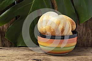 Delicious and nutritious almojabanas or pandebono photo