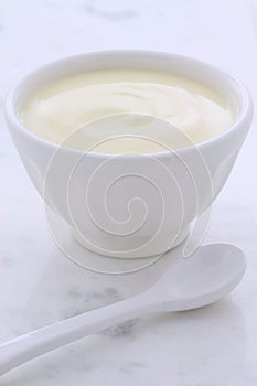 Fresh plain yogurt