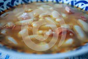 delicious and nutritive fabada from Asturias