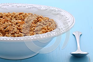 Delicious organic chunky granola cereal