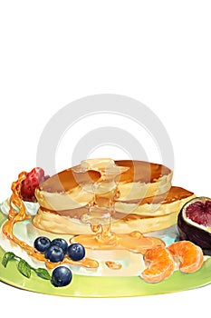 Delicious pancakes in the morning 2