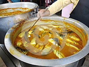 Delicious Patin Tempoyak dishes. photo