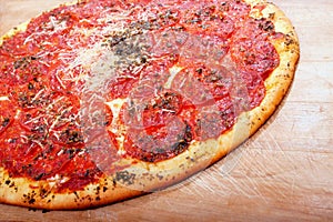 Delicious pepperoni pizza