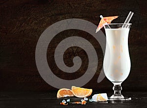 Delicious pina colada cocktail photo