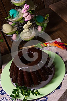 Delicious Polish Easter chocolate cake