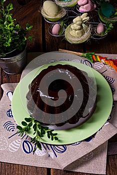 Delicious Polish Easter chocolate cake