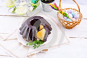 Delicious Polish Easter chocolate cake
