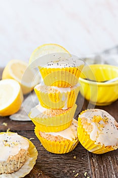 Delicious poppy seed muffins