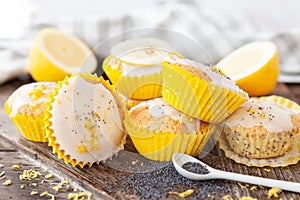 Delicious poppy seed muffins