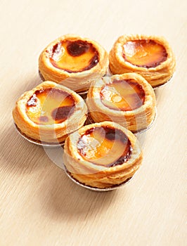 Delicious portuguese egg tart