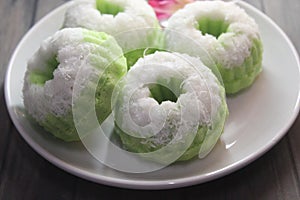 Delicious Putu Ayu cake from Indonesia