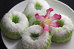 Delicious Putu Ayu cake from Indonesia