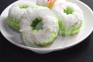 Delicious Putu Ayu cake from Indonesia