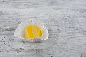 Delicious quindins on the table