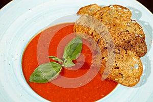 Delicious red soup