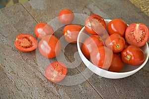 Delicious red tomatoes