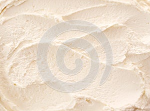 Delicious refreshing lemon or vanilla ice-cream