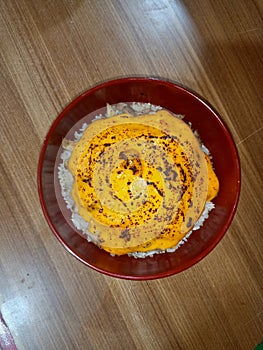 delicious rice mentai rice bowl