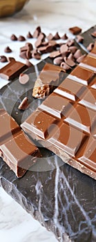 A delicious and rich chocolate bar, perfect for a sweet treat