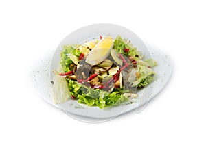 The delicious salad vegan