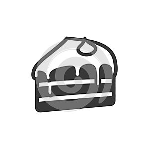 AI-Generated Cake Slice Icon