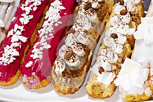 Delicious soft colored multicolored cake cafe