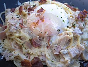Delicious Spaghetti carbonara