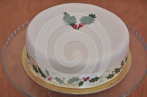 Delicious special Marzipan Christmas Cake