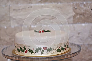 Delicious special Marzipan Christmas Cake