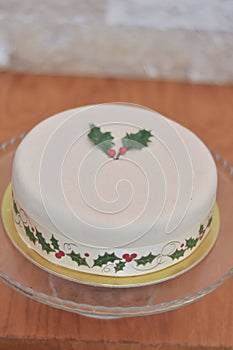 Delicious special Marzipan Christmas Cake