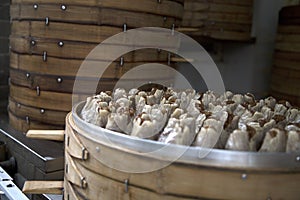 Delicious steamed dumpling