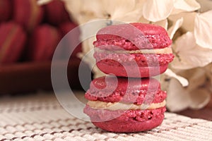 Delicious Strawberry Macarons