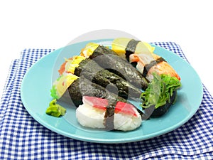 Delicious sushi futomaki
