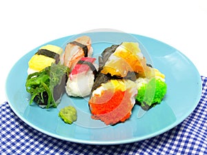 Delicious sushi futomaki