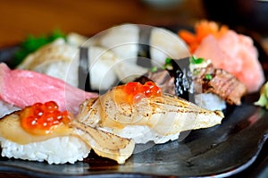 Delicious Sushi and japanese food